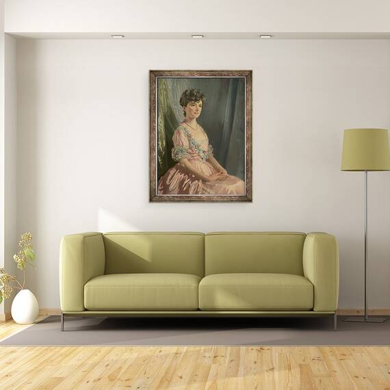 Tablou inramat - William Orpen - Francine J. M. Clark, 60 x 80 cm - 2- Roveli