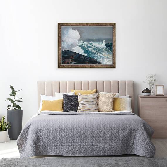 Tablou inramat - Winslow Homer - Northeaster, 60 x 80 cm - 3- Roveli