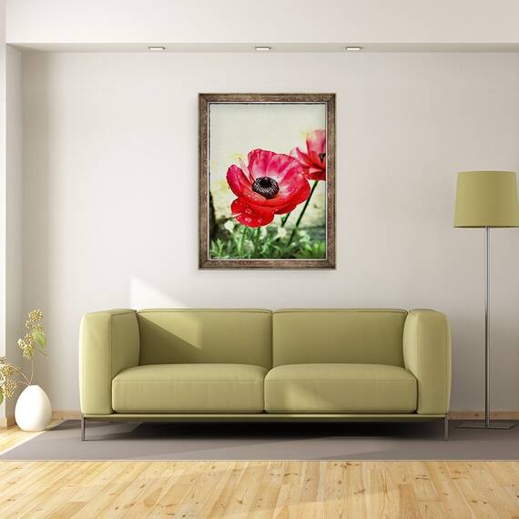 Tablou inramat - AlyZen Moonshadow - Anemone Rosii, 2013, 60 x 80 cm - 2- Roveli