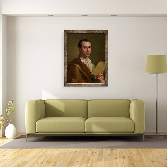 Tablou inramat - Anton Raphael Mengs - Johann Joachim Winckelmann 1717–68, 60 x 80 cm - 2- Roveli
