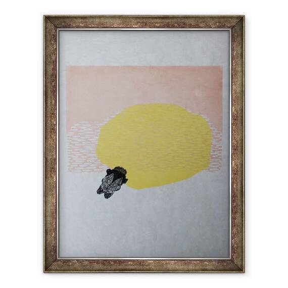 Tablou inramat - Bella Larsson - Bondar si Soare, 60 x 80 cm - - Roveli