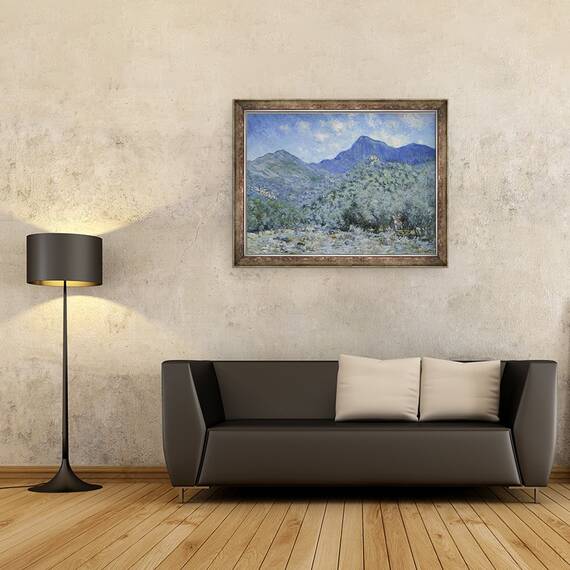 Tablou inramat - Claude Monet - Valle Buona, Near Bordighera, 60 x 80 cm - 2- Roveli