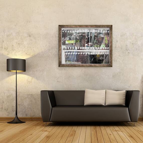 Tablou inramat - David Studwell - Film abstract, 60 x 80 cm - 2- Roveli