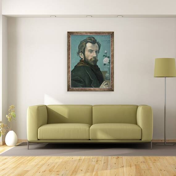 Tablou inramat - Emile Bernard - Autoportret, 60 x 80 cm - 2- Roveli