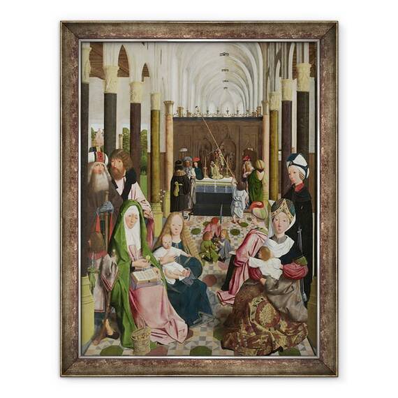 Tablou inramat - Geertgen tot Sint Jans - Sfanta rudenie, 60 x 80 cm - - Roveli