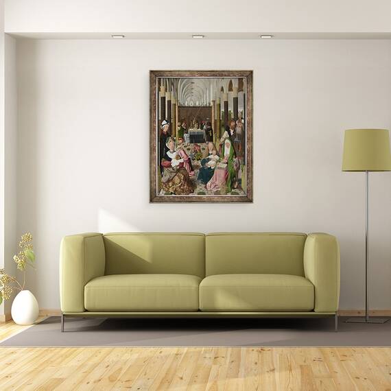 Tablou inramat - Geertgen tot Sint Jans - Sfanta rudenie, 60 x 80 cm - 2- Roveli