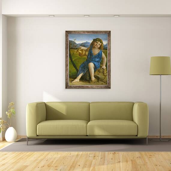 Tablou inramat - Giovanni Bellini - Bebelusul Bacchus, 60 x 80 cm - 2- Roveli