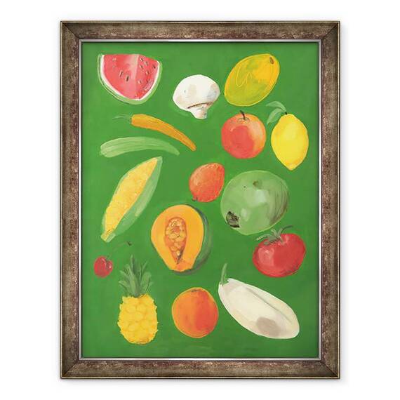 Tablou inramat - Grace Helmer - Fructe, 60 x 80 cm - - Roveli
