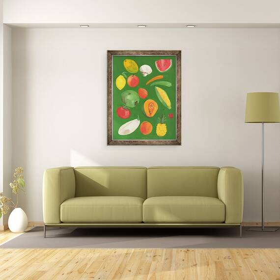 Tablou inramat - Grace Helmer - Fructe, 60 x 80 cm - 2- Roveli