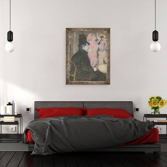 Tablou inramat - Henri de Toulouse-Lautrec - Maxime Dethomas, 60 x 80 cm - 3- Roveli