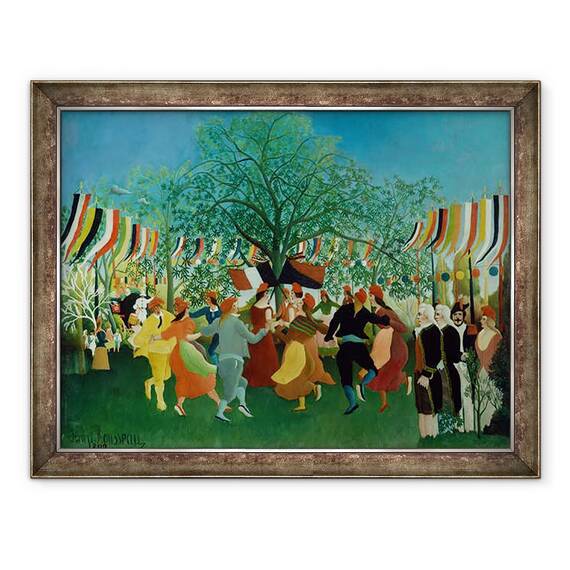 Tablou inramat - Henri J.F. Rousseau - Centenarul Independentei, 60 x 80 cm - - Roveli