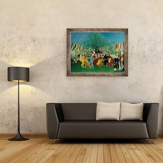 Tablou inramat - Henri J.F. Rousseau - Centenarul Independentei, 60 x 80 cm - 2- Roveli