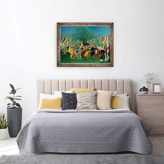 Tablou inramat - Henri J.F. Rousseau - Centenarul Independentei, 60 x 80 cm - 3- Roveli