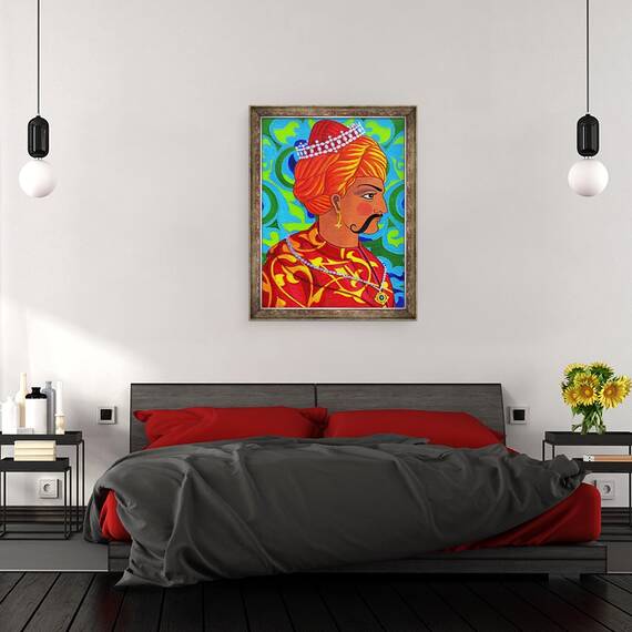 Tablou inramat - Jane Tattersfield - Sultan, 2011, 60 x 80 cm - 3- Roveli