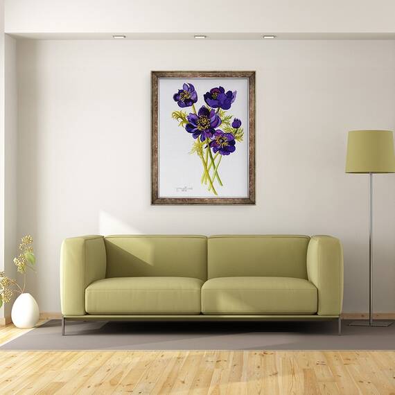 Tablou inramat - Joan Thewsey - Anemone, 2011, 60 x 80 cm - 2- Roveli