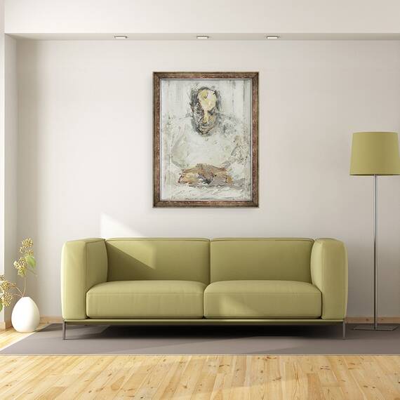 Tablou inramat - Julie Held - Convalescentul, 2014, 60 x 80 cm - 2- Roveli