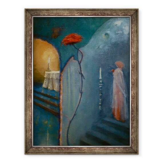 Tablou inramat - Lee Campbell - Altarul, 60 x 80 cm - - Roveli