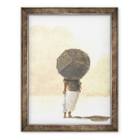Tablou inramat - Lincoln Seligman - Umbrela & Peste 2, 60 x 80 cm - - Roveli