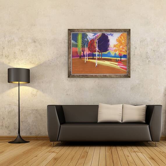 Tablou inramat - Marco Cazzulini - Parcul Victoria, 60 x 80 cm - 2- Roveli