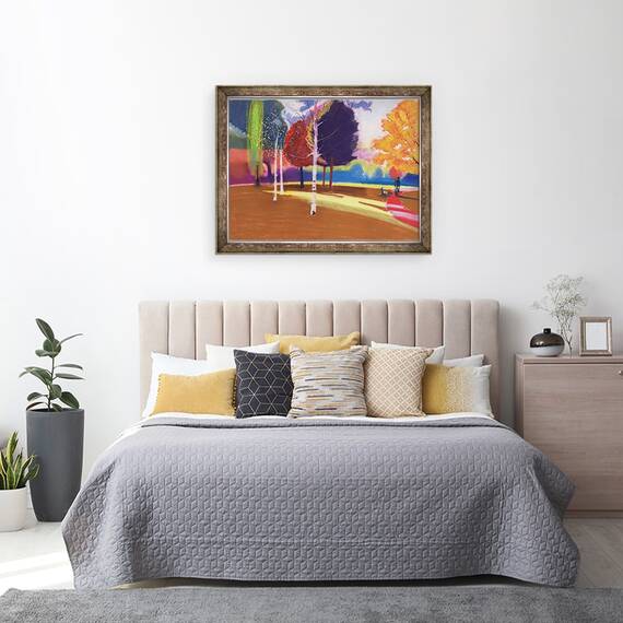 Tablou inramat - Marco Cazzulini - Parcul Victoria, 60 x 80 cm - 3- Roveli