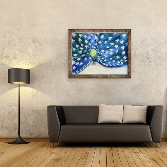 Tablou inramat - Nancy Moniz Charalambous - Ochi de Paun, 2013, 60 x 80 cm - 2- Roveli