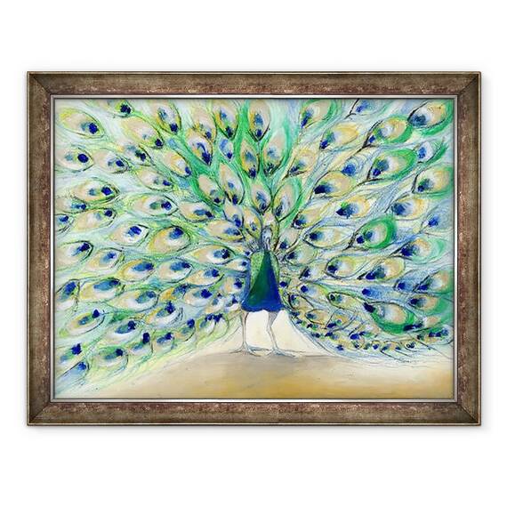 Tablou inramat - Nancy Moniz Charalambous - Paun in San Diego 2, 2013, 60 x 80 cm - - Roveli