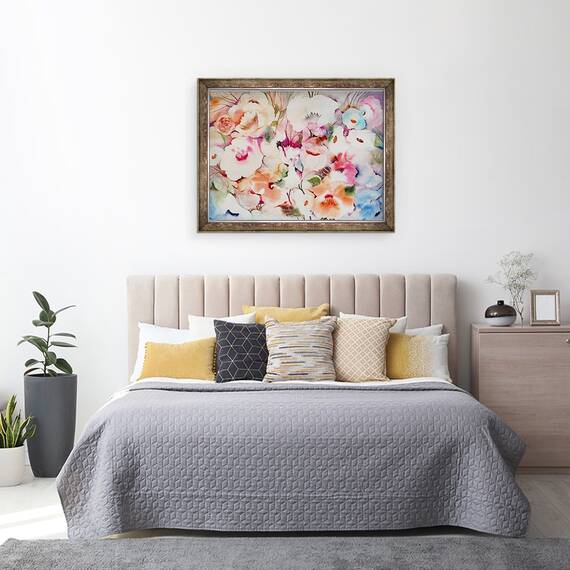 Tablou inramat - Neela Pushparaj - aceste flori sunt pentru tine, 60 x 80 cm - 3- Roveli