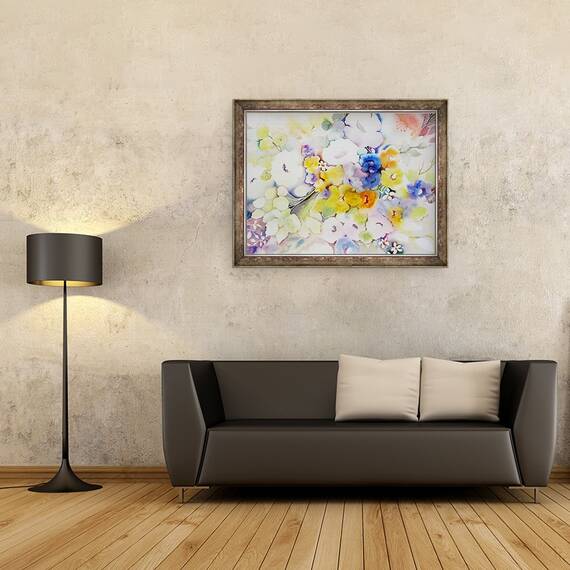 Tablou inramat - Neela Pushparaj - Blossoms II, 60 x 80 cm - 2- Roveli