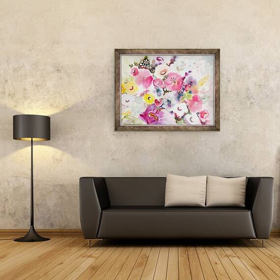Tablou inramat - Neela Pushparaj - Fara titlu, 60 x 80 cm - 2- Roveli