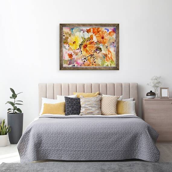 Tablou inramat - Neela Pushparaj - frumusetile glorius, 60 x 80 cm - 3- Roveli