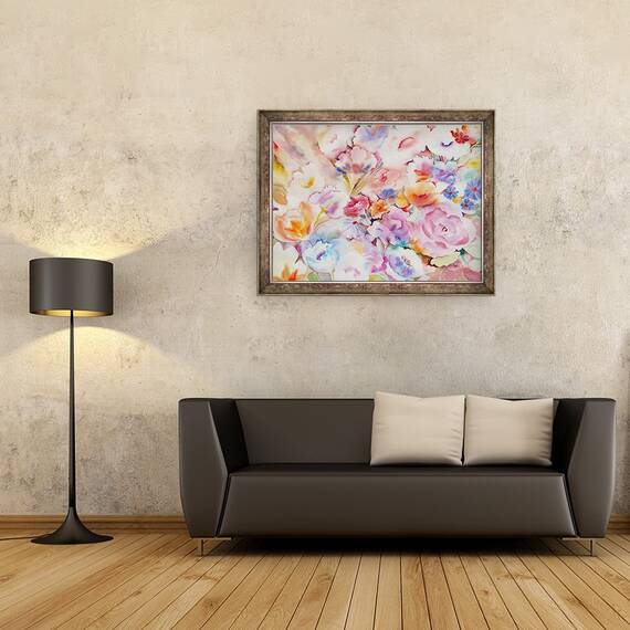 Tablou inramat - Neela Pushparaj - Infloreste de vara, 60 x 80 cm - 2- Roveli