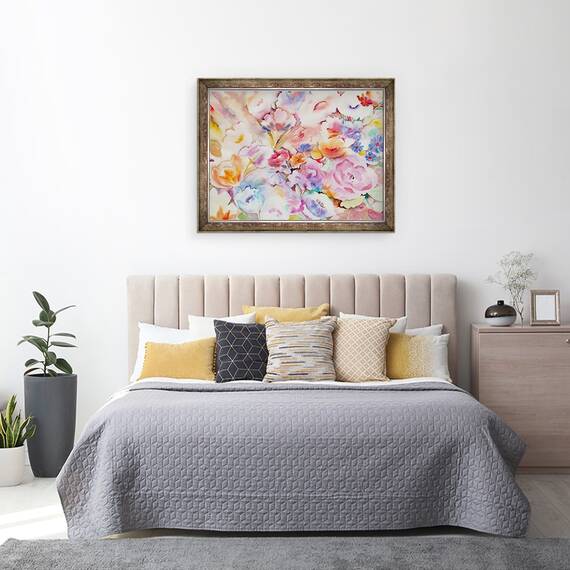 Tablou inramat - Neela Pushparaj - Infloreste de vara, 60 x 80 cm - 3- Roveli