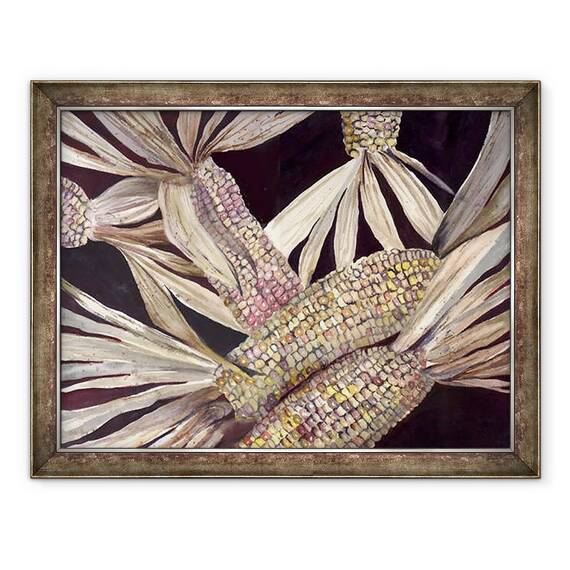Tablou inramat - Neela Pushparaj - Porumb, 60 x 80 cm - - Roveli