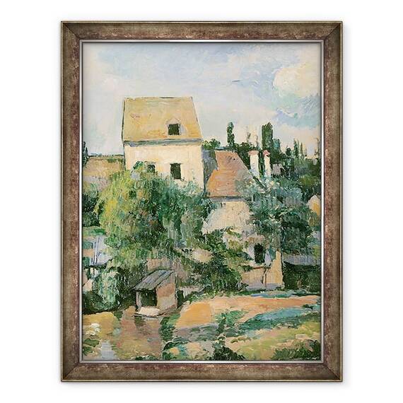 Tablou inramat - Paul Cezanne - Moulin de la Couleuvre la Pontoise, 60 x 80 cm - - Roveli