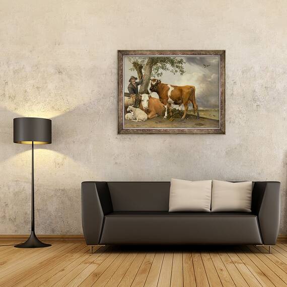 Tablou inramat - Paulus Potter - Taurul, 60 x 80 cm - 2- Roveli