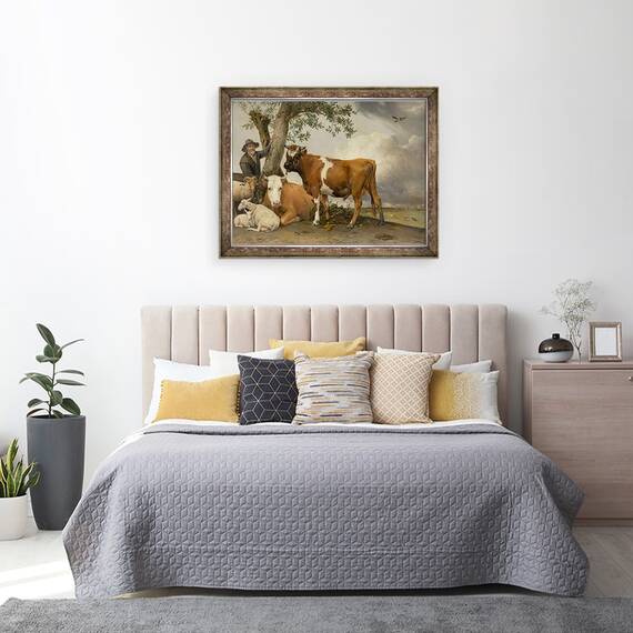 Tablou inramat - Paulus Potter - Taurul, 60 x 80 cm - 3- Roveli