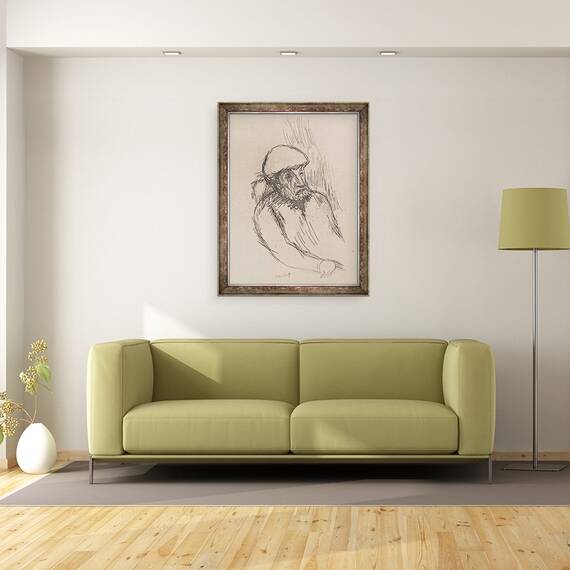 Tablou inramat - Pierre Bonnard - Portretul lui Renoir, 60 x 80 cm - 2- Roveli