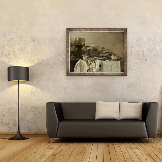 Tablou inramat - Pieter Claesz - Natura moarta cu un peste, 60 x 80 cm - 2- Roveli