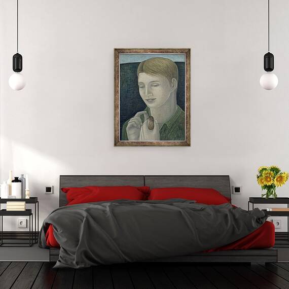 Tablou inramat - Ruth Addinall - Tanarul Francisc, 60 x 80 cm - 3- Roveli