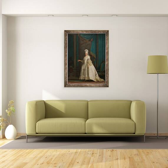 Tablou inramat - Vigilius Erichsen - Regina vaduva Juliane Marie a Danemarcei, 60 x 80 cm - 2- Roveli