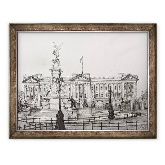 Tablou inramat - Vincent Alexander Booth - Palatul Buckingham, Londra, 2006, 60 x 80 cm - - Roveli