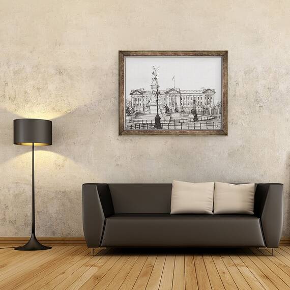 Tablou inramat - Vincent Alexander Booth - Palatul Buckingham, Londra, 2006, 60 x 80 cm - 2- Roveli