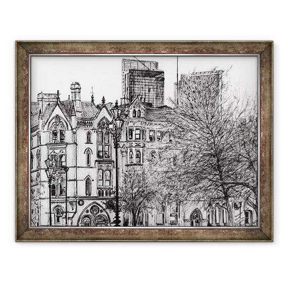 Tablou inramat - Vincent Alexander Booth - Turnul Manchester Beetham, 2007, 60 x 80 cm - - Roveli