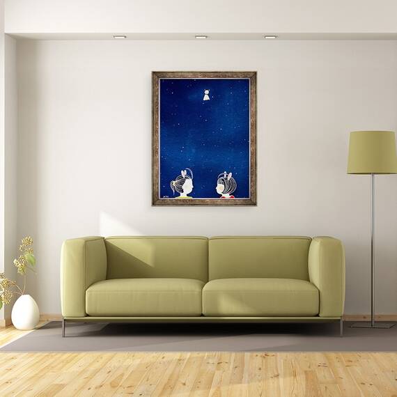 Tablou inramat - Yoyo Zhao - Chit Chat, 60 x 80 cm - 2- Roveli