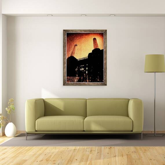 Tablou inramat - David Studwell - Centrala electrica Battersea, 60 x 80 cm - 2- Roveli