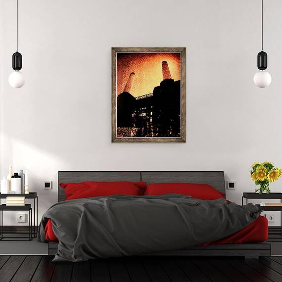 Tablou inramat - David Studwell - Centrala electrica Battersea, 60 x 80 cm - 3- Roveli