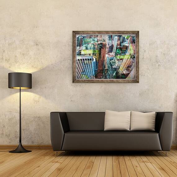 Tablou inramat - David Studwell - Chicago, 60 x 80 cm - 2- Roveli