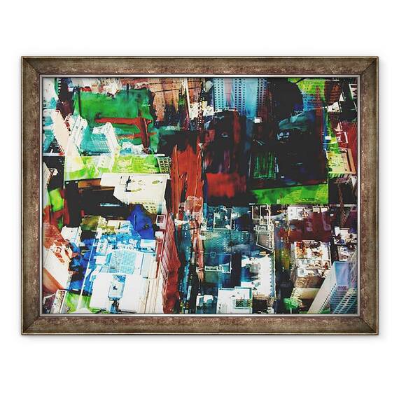 Tablou inramat - David Studwell - Metropolis VIII, 60 x 80 cm - - Roveli