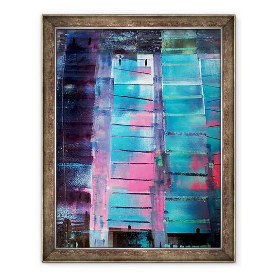 Tablou inramat - David Studwell - Zgarie-nori, 60 x 80 cm - - Roveli