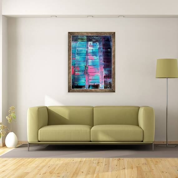 Tablou inramat - David Studwell - Zgarie-nori, 60 x 80 cm - 2- Roveli